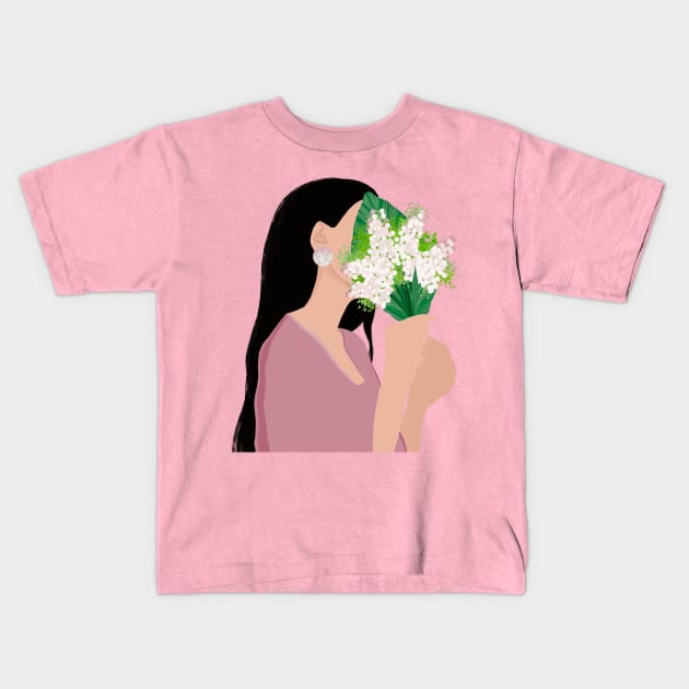 Stron woman III Kids T-Shirt by Miruna Mares